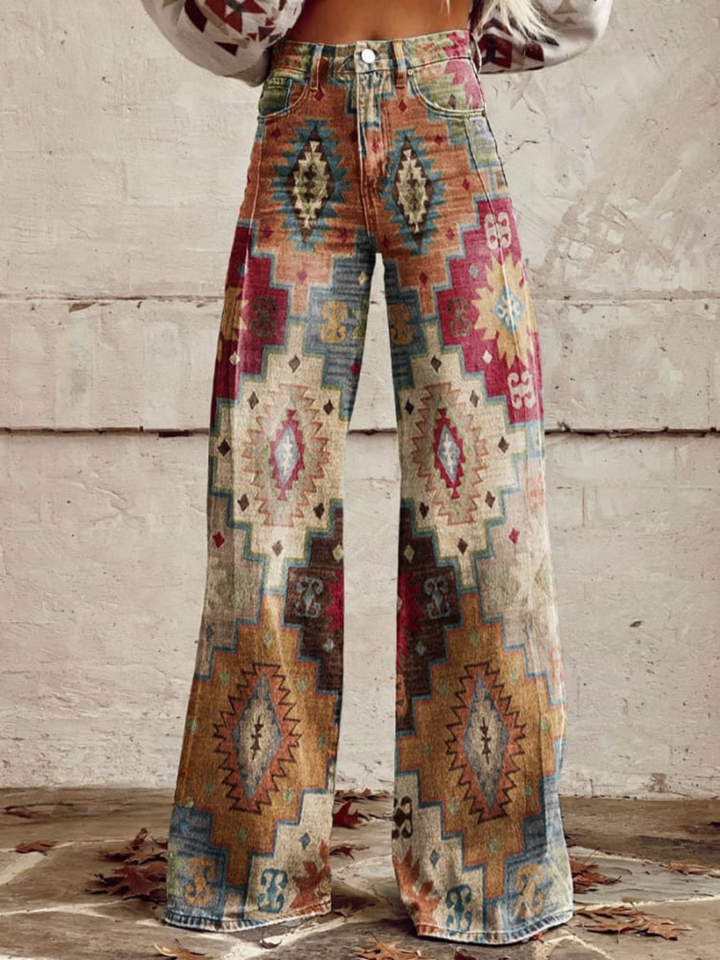Lia - Pantalones Retro Elegantes