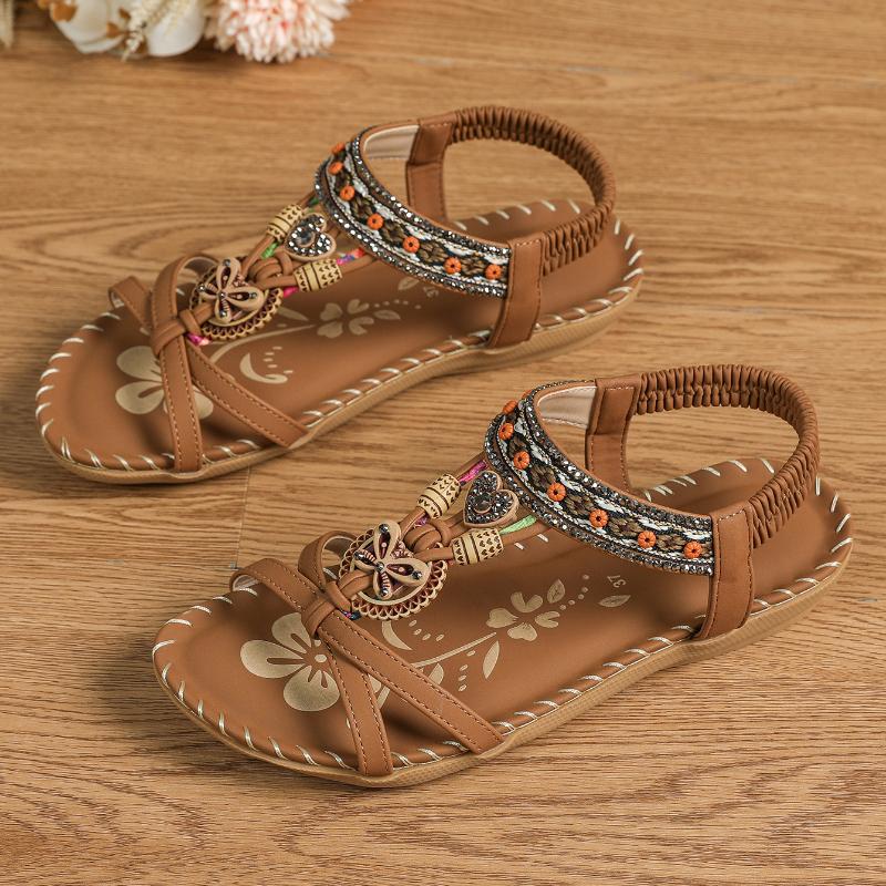 Rosa| Sandalias estilo Ibiza que combinan comodidad y elegancia