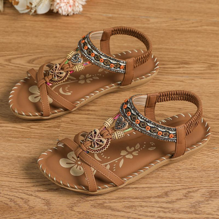 Rosa| Sandalias estilo Ibiza que combinan comodidad y elegancia
