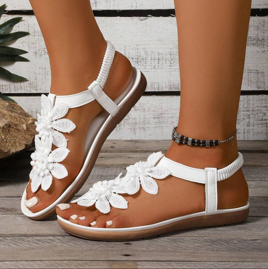 Florentina | Sandalias con Flores