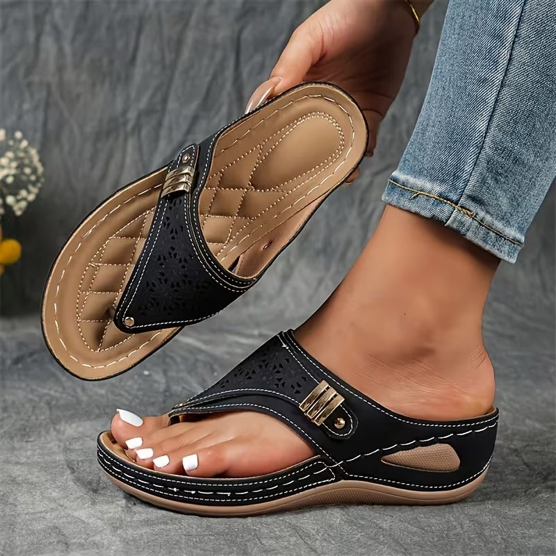 Andrea | Sandalias de cuña cómodas y con buen soporte