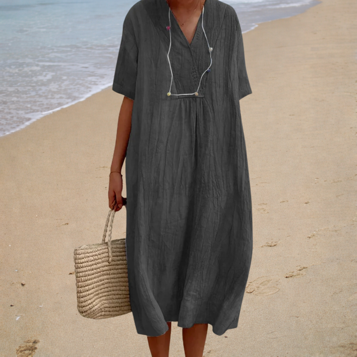 Vestido cómodo de temporada