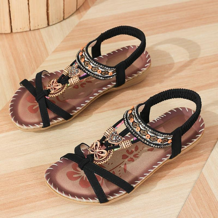 Rosa| Sandalias estilo Ibiza que combinan comodidad y elegancia