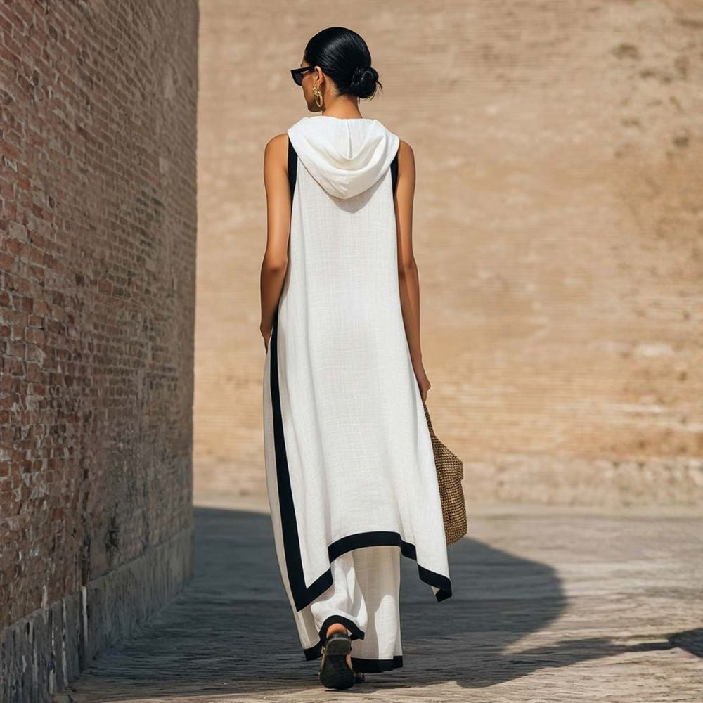 Leonor| Traje de lino Elegante
