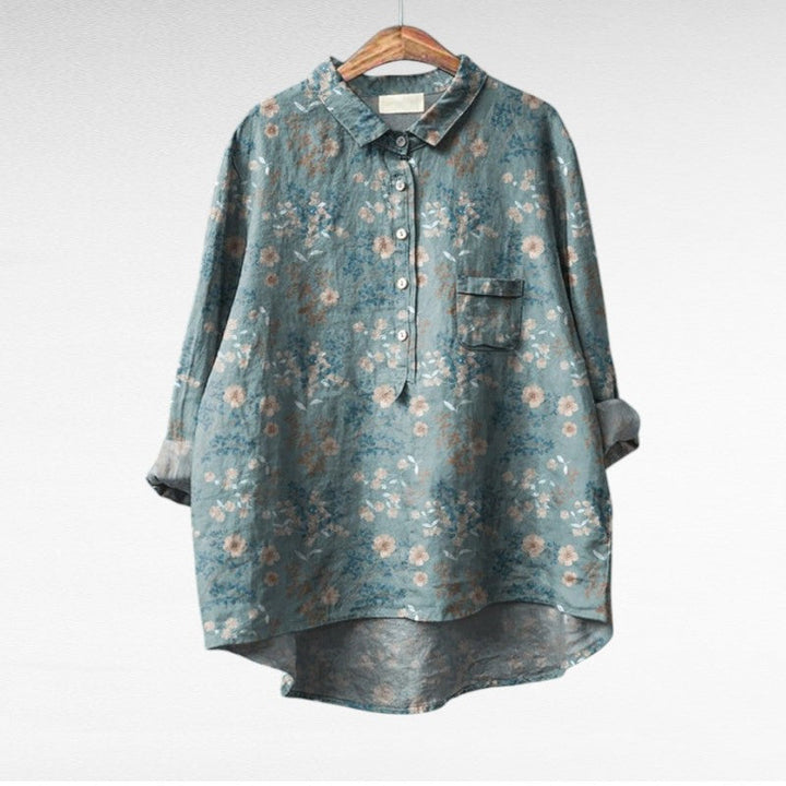 Clara | Blusa elegante colorida
