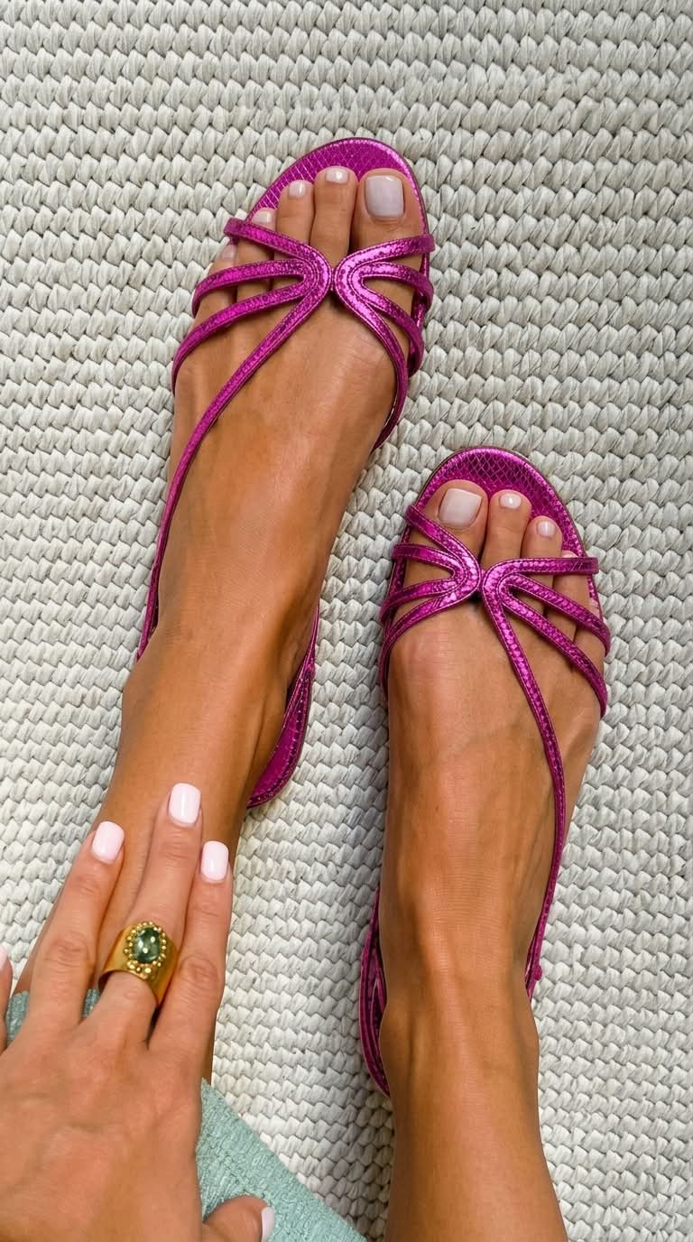 Ginevra | Sandalia Dorada de Elegancia Veraniega