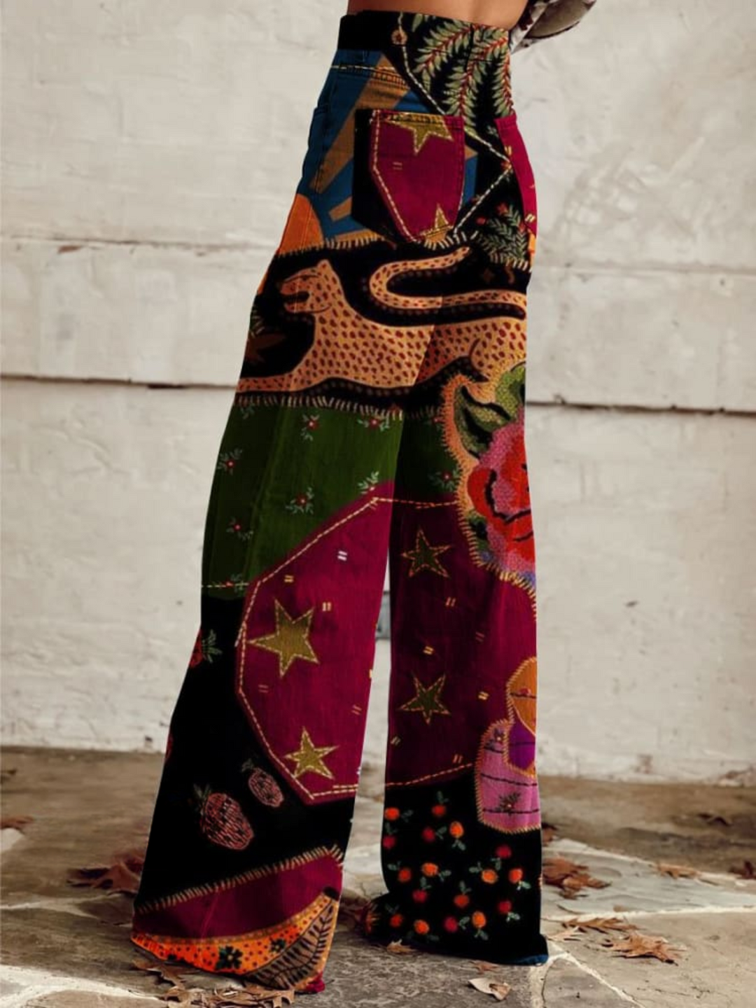 Elena - Pantalones de estilo Bohemio