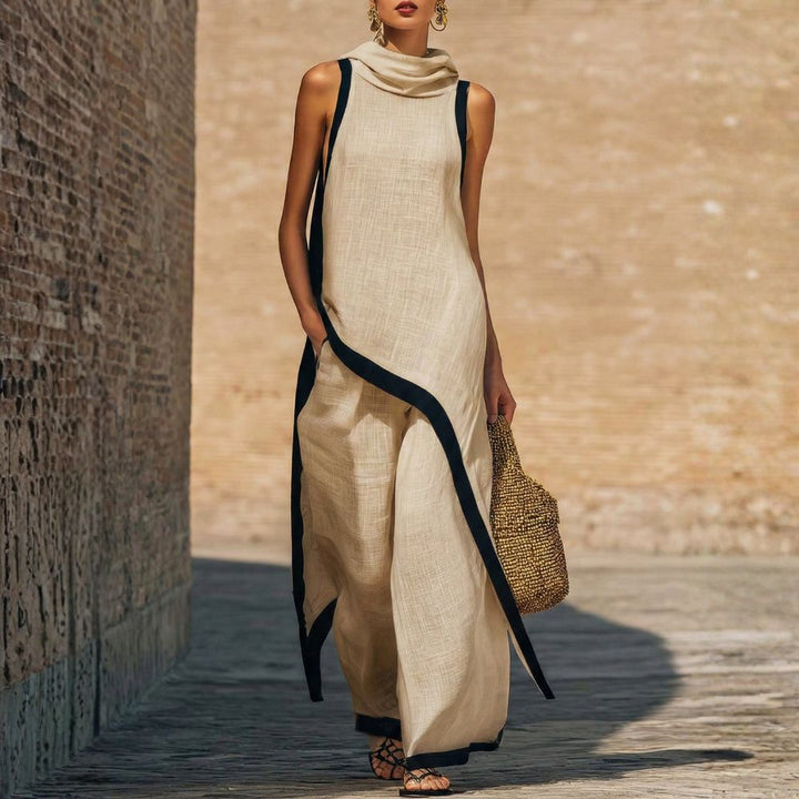 Leonor| Traje de lino Elegante