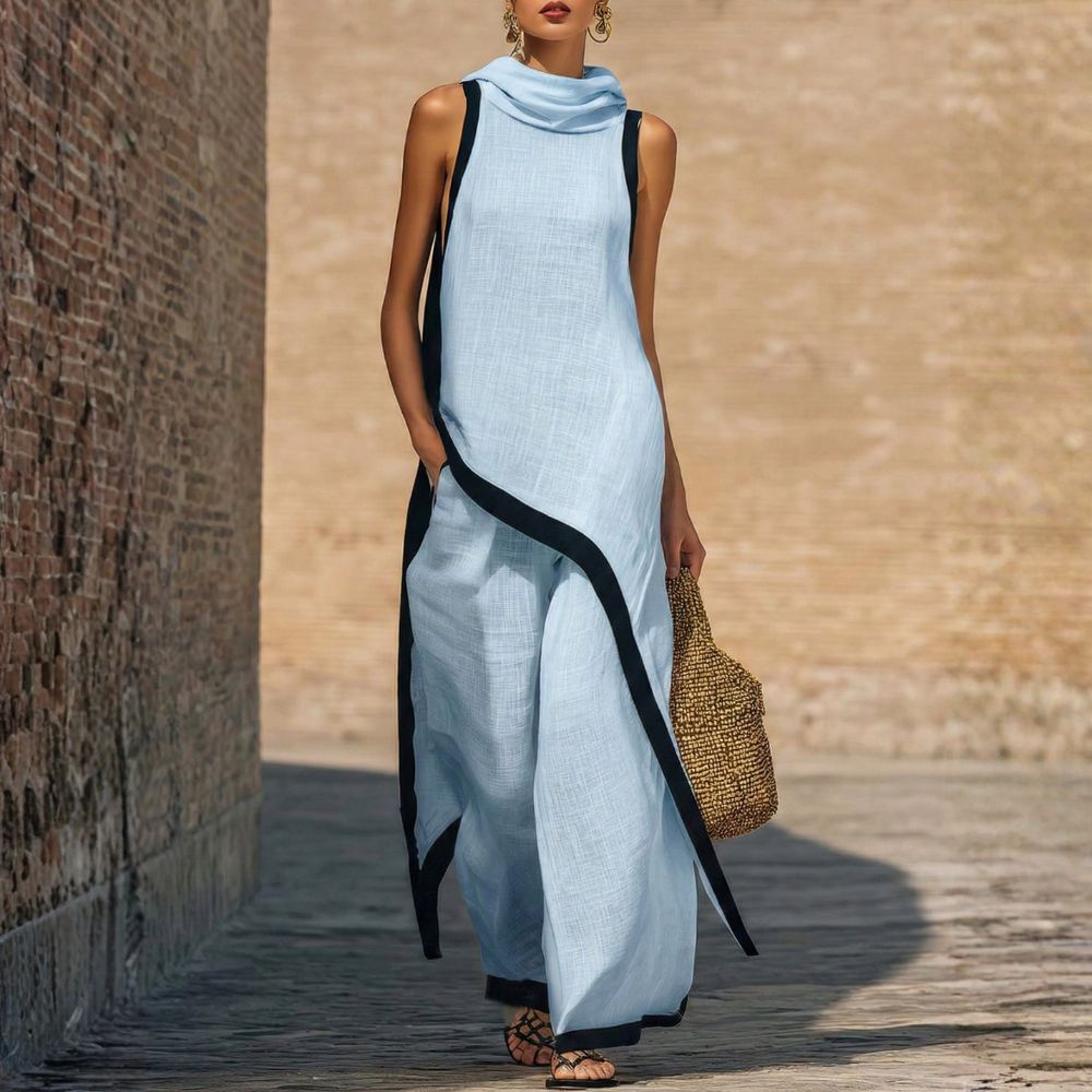 Leonor| Traje de lino Elegante