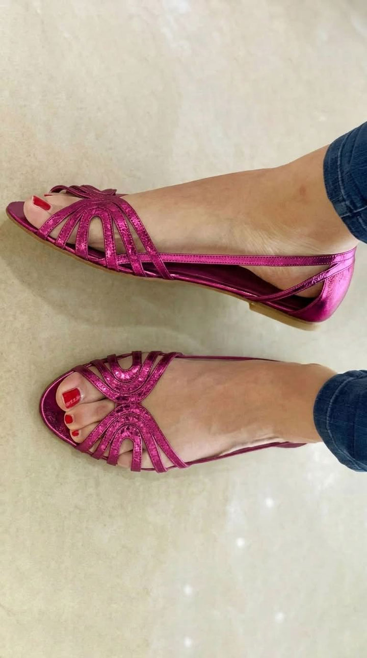 Leonor | Sandalias doradas de Verano