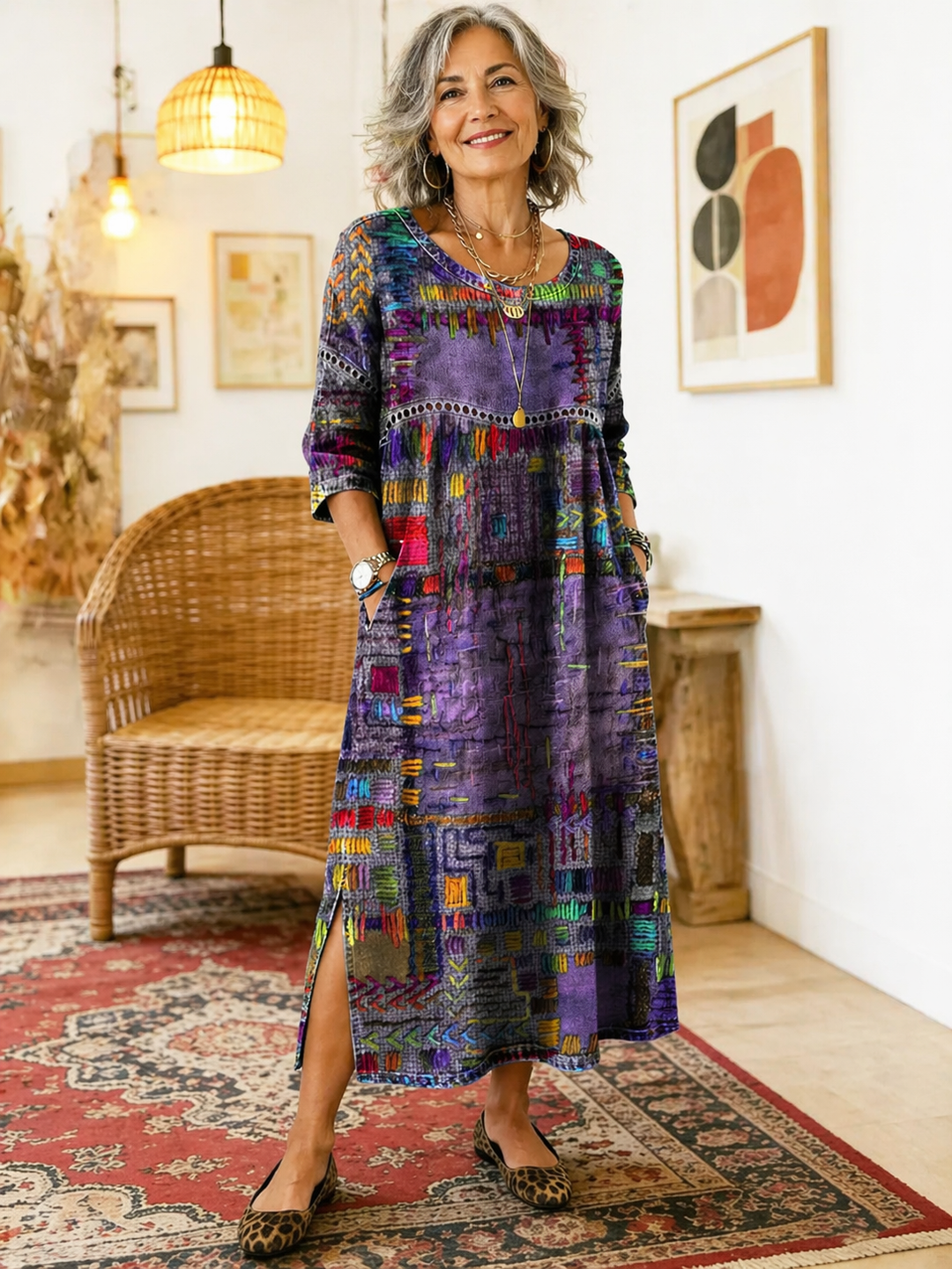 Isabella | Vestido Étnico Elegante