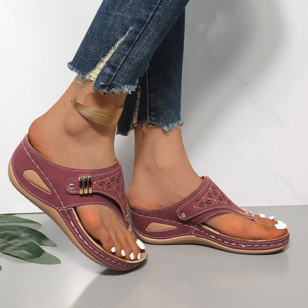 Andrea | Sandalias de cuña cómodas y con buen soporte