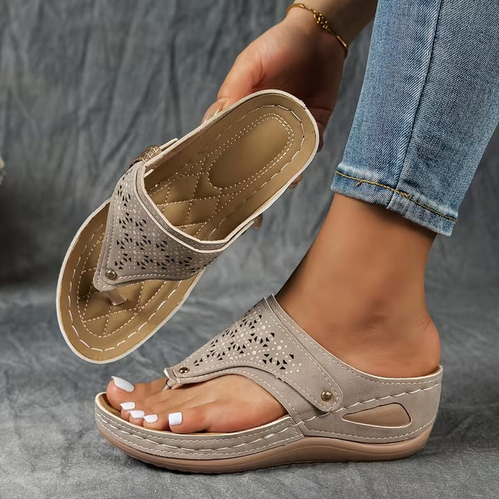 Andrea | Sandalias de cuña cómodas y con buen soporte