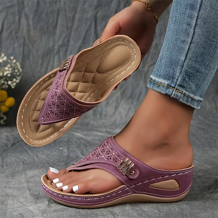 Andrea | Sandalias de cuña cómodas y con buen soporte