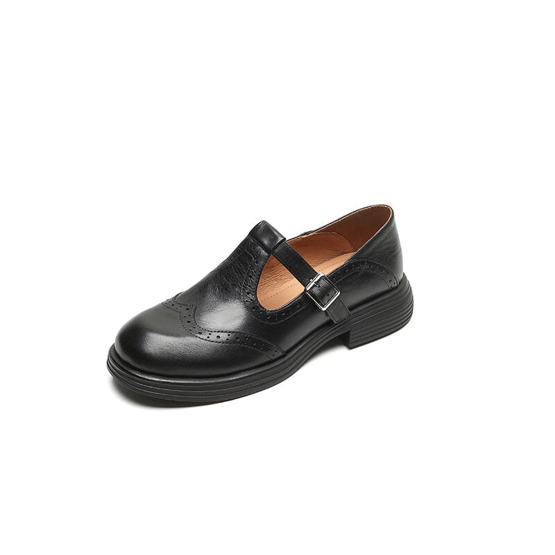Elisa | Elegantes zapatos Mary Jane de piel