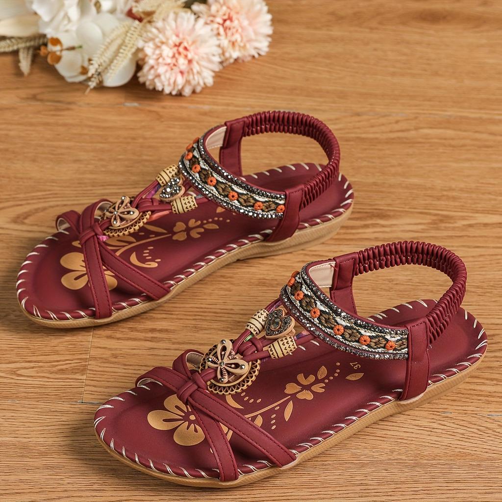 Rosa| Sandalias estilo Ibiza que combinan comodidad y elegancia