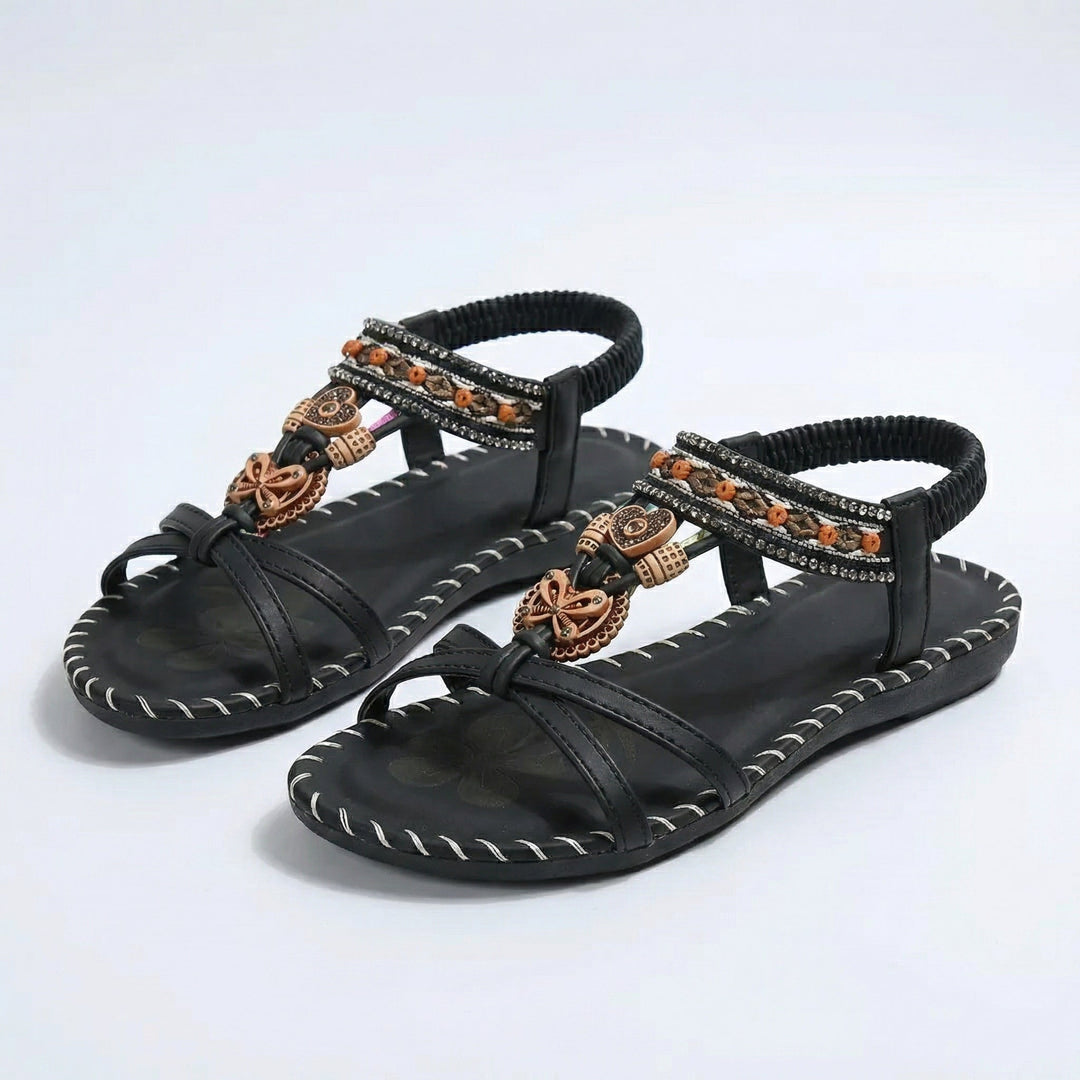 Rosa| Sandalias estilo Ibiza que combinan comodidad y elegancia