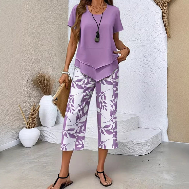 Estela | Conjunto cómodo con top de cuello