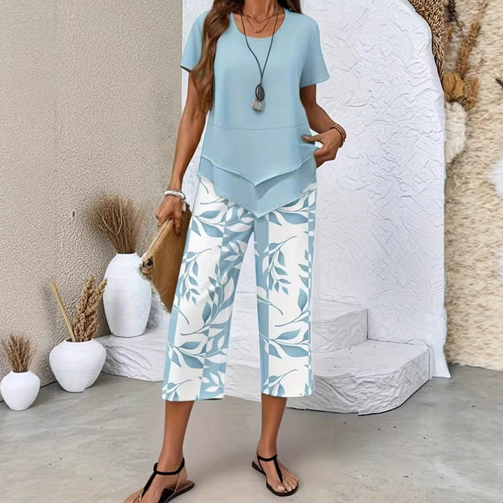 Estela | Conjunto cómodo con top de cuello