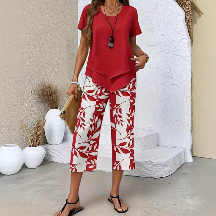 Estela | Conjunto cómodo con top de cuello